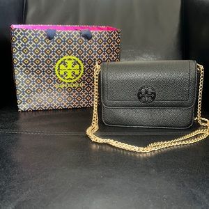 Authentic Tory Burch small black bag